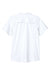 Core 365 CE510W Womens Ultra UVP Marina Short Sleeve Button Down Shirt White Flat Back