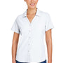 Core 365 Womens Marina Ultra UVP Moisture Wicking Short Sleeve Button Down Shirt - White - Coming Soon