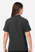 Devon & Jones DG101W Womens Crownlux Performance Geo Short Sleeve Polo Shirt Black/Graphite Grey Model Back