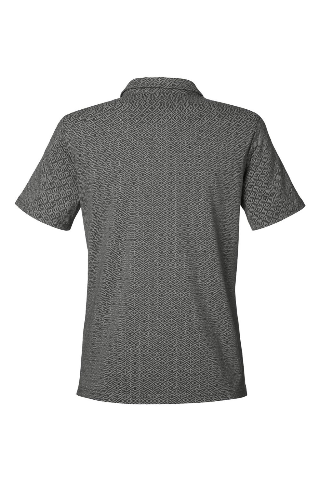 Devon & Jones DG101W Womens Crownlux Performance Geo Short Sleeve Polo Shirt Graphite Grey/Silver Grey Flat Back