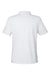 Devon & Jones DG101W Womens Crownlux Performance Geo Short Sleeve Polo Shirt White/Silver Grey Flat Back