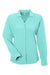 Core 365 CE510LW Womens Ultra UVP Marina Long Sleeve Button Down Shirt Sea Glass Blue Flat Front