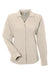Core 365 CE510LW Womens Ultra UVP Marina Long Sleeve Button Down Shirt Stone Brown Flat Front