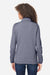 Core 365 CE73W Womens Venture Heathered Stripe 1/4 Zip Sweatshirt Classic Navy Blue/White Model Back