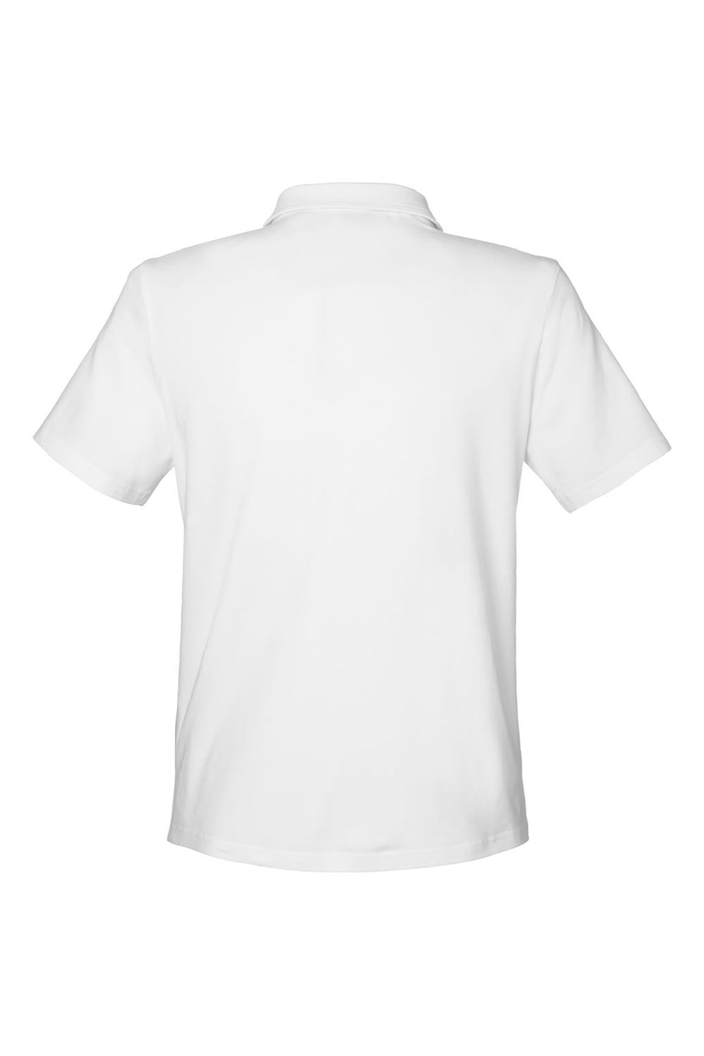 Devon & Jones DG120W Womens Raleigh Stretch Short Sleeve Polo Shirt White Flat Back