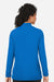 Devon & Jones DP121W Womens Raleigh Shawl Collar Knit Long Sleeve Shirt French Blue Model Back