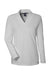 Devon & Jones DP121W Womens Raleigh Shawl Collar Knit Long Sleeve Shirt Grey Flat Front