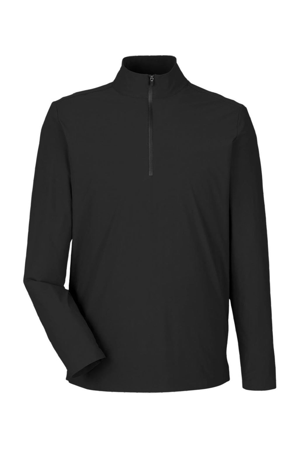 Devon & Jones DG410 Mens CrownLux Performance Windsor Welded 1/4 Zip Sweatshirt Black Flat Front