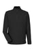Devon & Jones DG410 Mens CrownLux Performance Windsor Welded 1/4 Zip Sweatshirt Black Flat Front