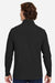 Devon & Jones DG410 Mens CrownLux Performance Windsor Welded 1/4 Zip Sweatshirt Black Model Back