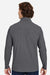 Devon & Jones DG410 Mens CrownLux Performance Windsor Welded 1/4 Zip Sweatshirt Graphite Grey Model Back