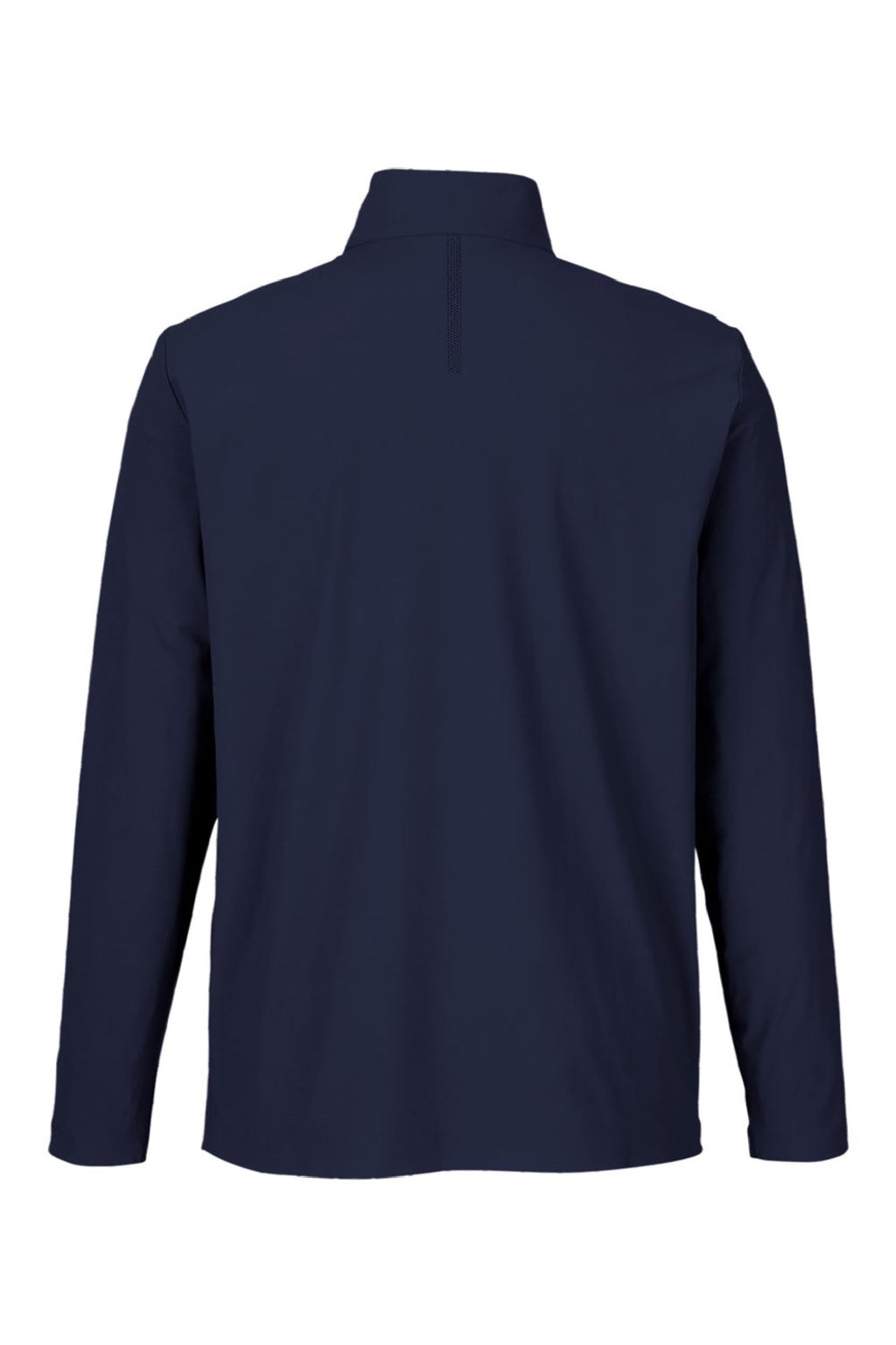 Devon & Jones DG410 Mens CrownLux Performance Windsor Welded 1/4 Zip Sweatshirt Navy Blue Flat Back