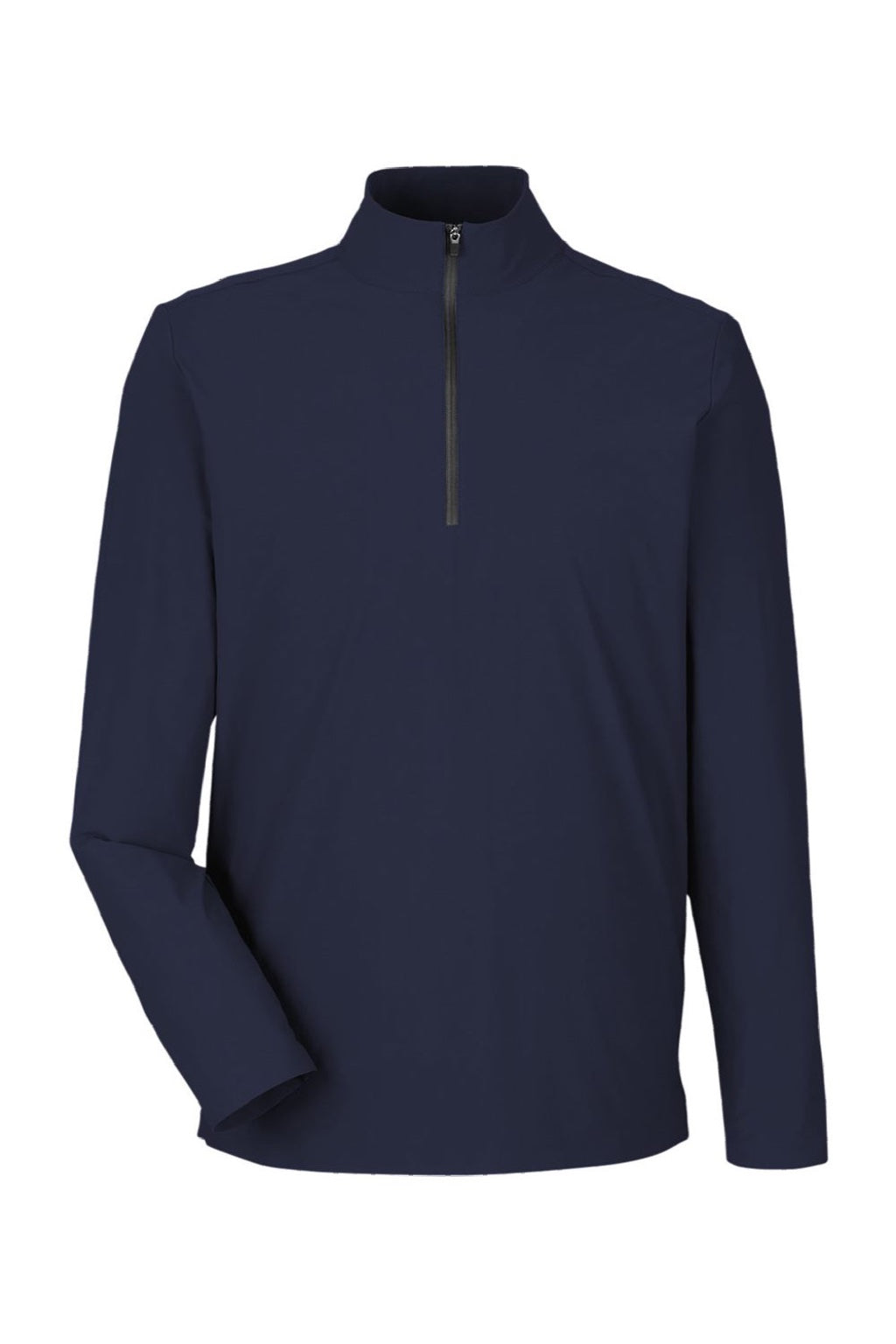 Devon & Jones DG410 Mens CrownLux Performance Windsor Welded 1/4 Zip Sweatshirt Navy Blue Flat Front