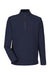 Devon & Jones DG410 Mens CrownLux Performance Windsor Welded 1/4 Zip Sweatshirt Navy Blue Flat Front