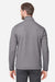 Core 365 CE73 Mens Venture Heathered Stripe 1/4 Zip Sweatshirt Black/White Model Back