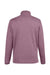 Core 365 CE73 Mens Venture Heathered Stripe 1/4 Zip Sweatshirt Burgundy/White Flat Back