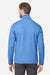 Core 365 CE73 Mens Venture Heathered Stripe 1/4 Zip Sweatshirt True Royal Blue/White Model Back