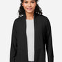 Devon & Jones Womens Raleigh Stretch Moisture Wicking Long Sleeve Cardigan Sweater w/ Pockets - Black - Coming Soon