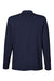 Devon & Jones DP125W Womens Raleigh Stretch Long Sleeve Cardigan Sweater Navy Blue Flat Back
