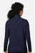 Devon & Jones DP125W Womens Raleigh Stretch Long Sleeve Cardigan Sweater Navy Blue Model Back