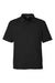 Devon & Jones DG120 Mens Raleigh Stretch Short Sleeve Polo Shirt Black Flat Front