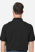 Devon & Jones DG120 Mens Raleigh Stretch Short Sleeve Polo Shirt Black Model Back