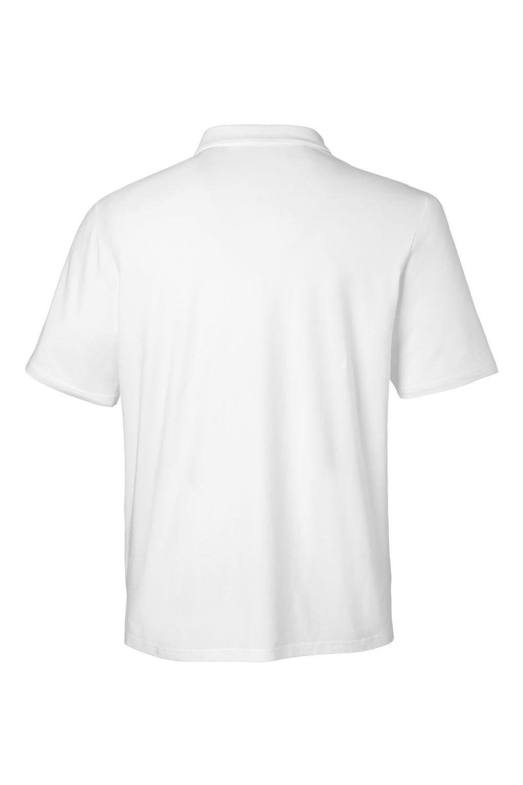 Devon & Jones DG120 Mens Raleigh Stretch Short Sleeve Polo Shirt White Flat Back