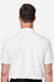 Devon & Jones DG120 Mens Raleigh Stretch Short Sleeve Polo Shirt White Model Back