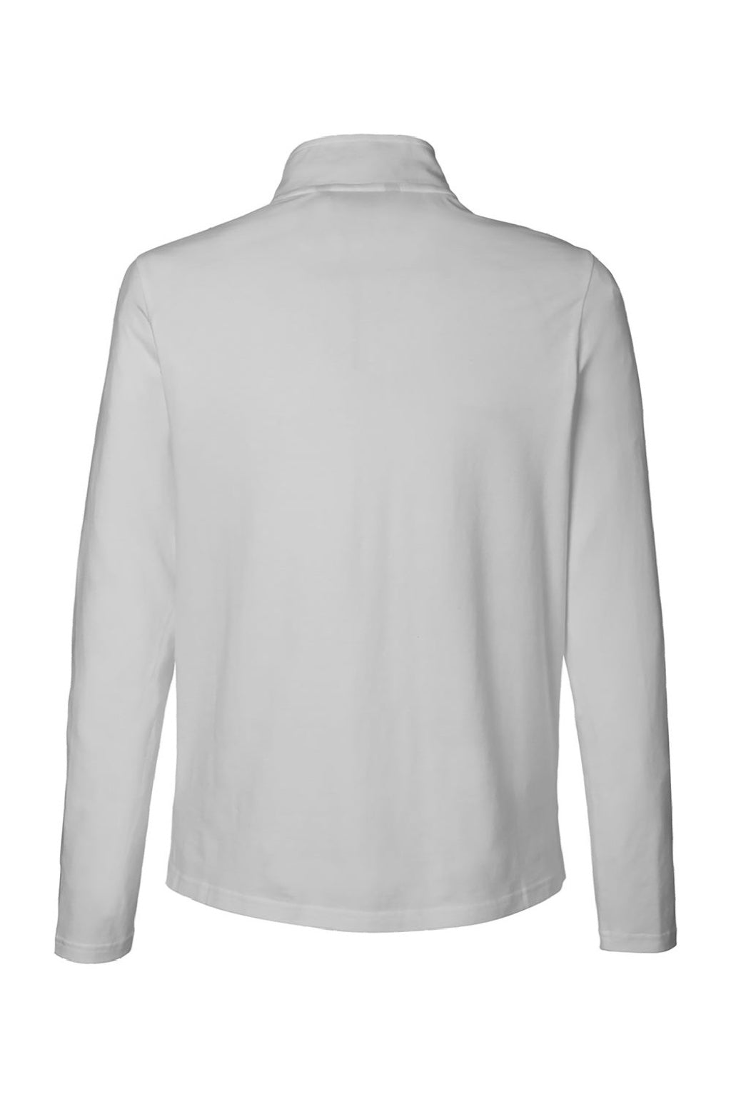 Devon & Jones DG425W Womens Raleigh Stretch 1/4 Zip Sweatshirt Grey Flat Back