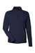 Devon & Jones DG425W Womens Raleigh Stretch 1/4 Zip Sweatshirt Navy Blue Flat Front