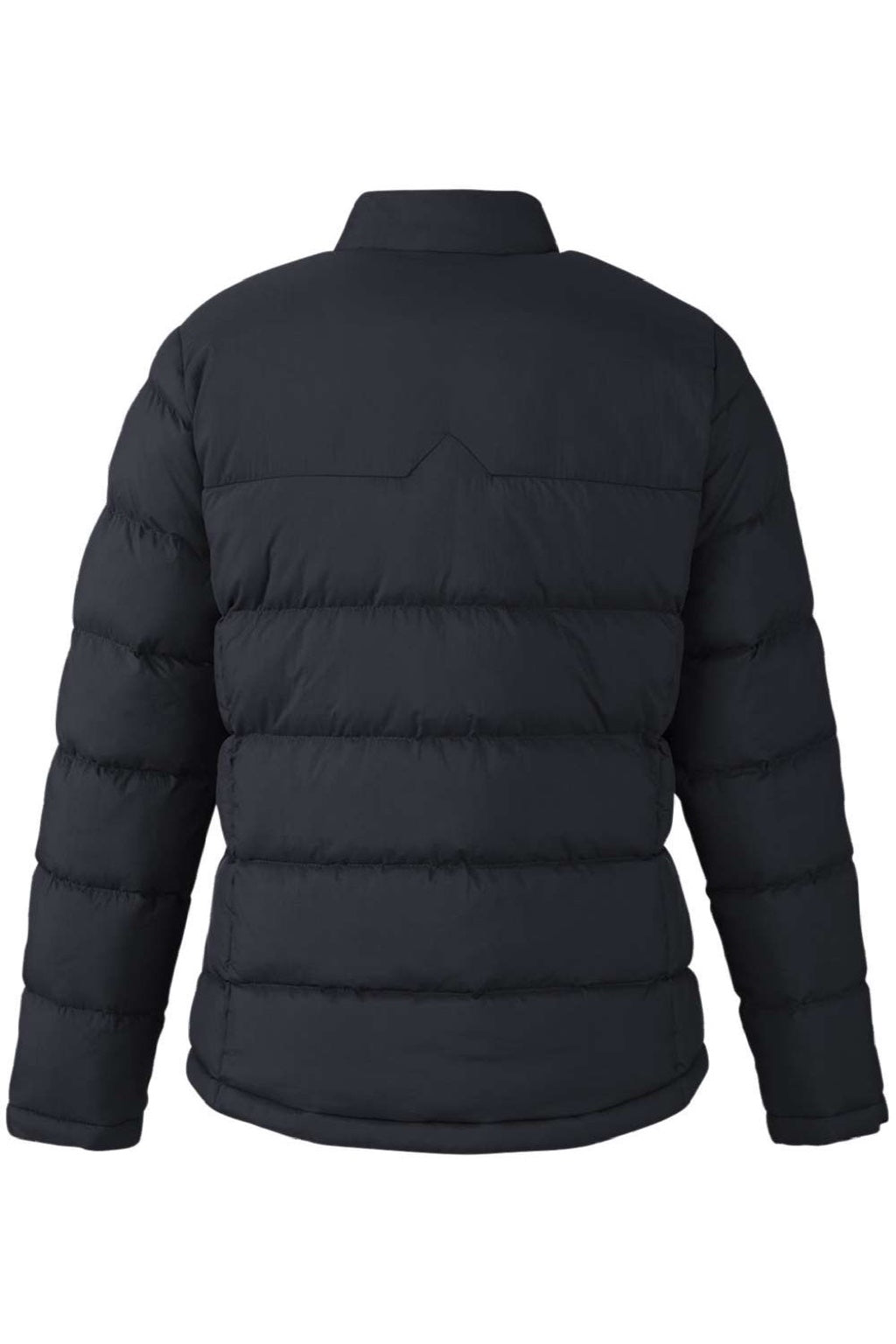 Core 365 CE720W Womens Inspire Full Zip Puffer Jacket Black Flat Back