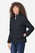 Core 365 CE720W Womens Inspire Full Zip Puffer Jacket Black Model Side