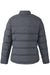 Core 365 CE720W Womens Inspire Full Zip Puffer Jacket Carbon Grey Flat Back