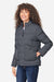 Core 365 CE720W Womens Inspire Full Zip Puffer Jacket Carbon Grey Model Side