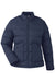 Core 365 CE720W Womens Inspire Full Zip Puffer Jacket Classic Navy Blue Flat Front