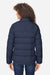 Core 365 CE720W Womens Inspire Full Zip Puffer Jacket Classic Navy Blue Model Back