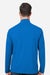 Devon & Jones DG425 Mens Raleigh Stretch 1/4 Zip Sweatshirt French Blue Model Back