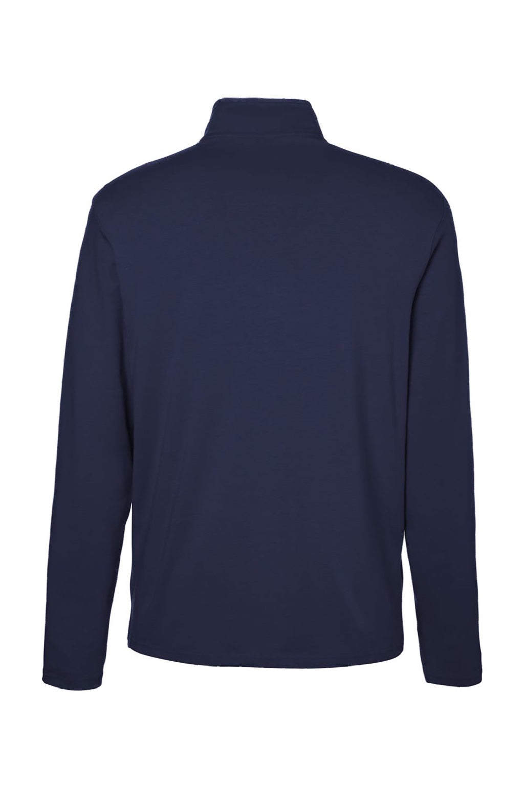 Devon & Jones DG425 Mens Raleigh Stretch 1/4 Zip Sweatshirt Navy Blue Flat Back