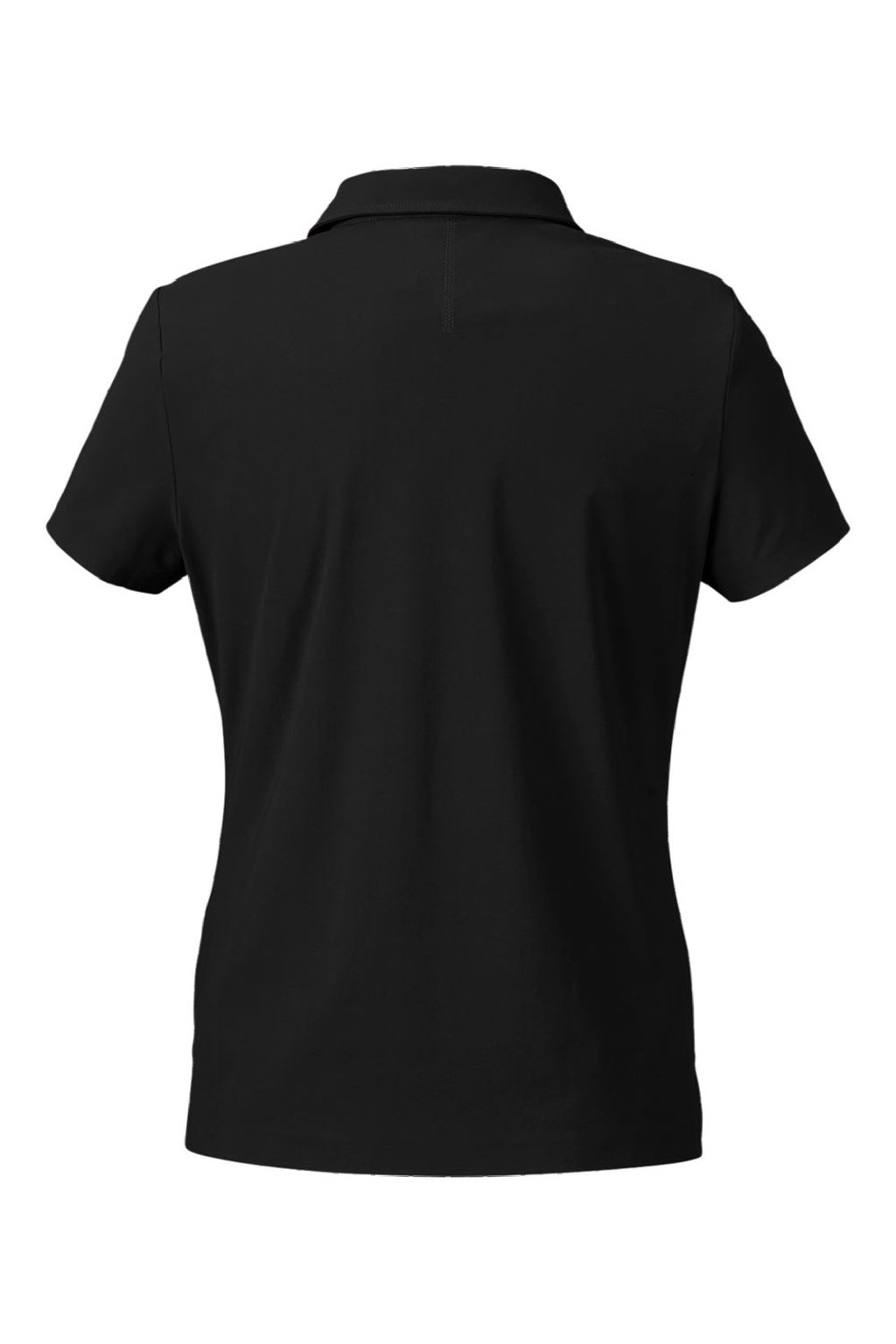 Devon & Jones DG110W Womens CrownLux Performance Windsor Welded Short Sleeve Polo Shirt Black Flat Back
