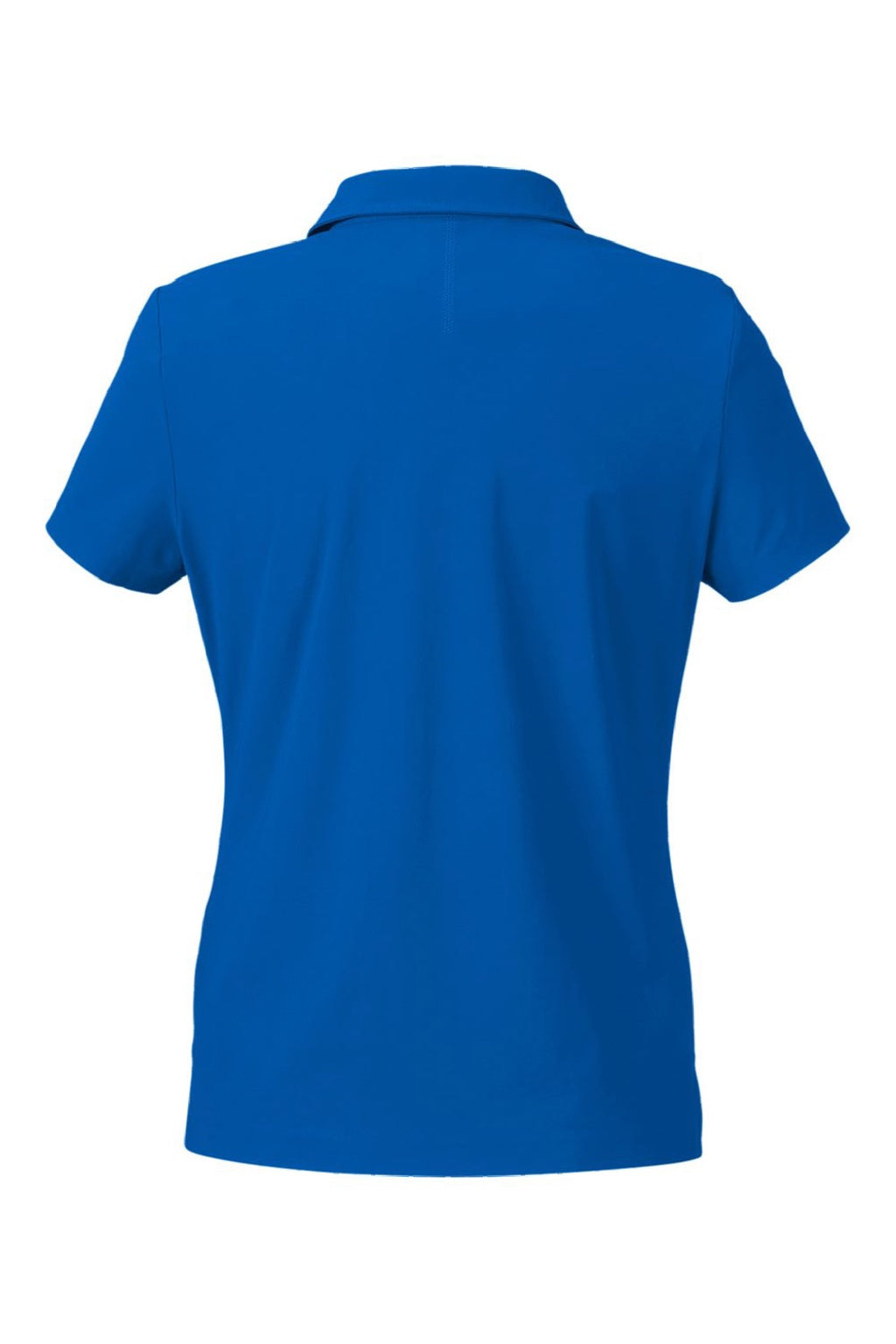 Devon & Jones DG110W Womens CrownLux Performance Windsor Welded Short Sleeve Polo Shirt French Blue Flat Back