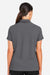 Devon & Jones DG110W Womens CrownLux Performance Windsor Welded Short Sleeve Polo Shirt Graphite Grey Model Back