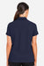 Devon & Jones DG110W Womens CrownLux Performance Windsor Welded Short Sleeve Polo Shirt Navy Blue Model Back