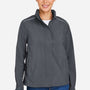 Core 365 Womens Barrier Packable Wind & Water Resistant Full Zip Hooded Rain Jacket - Carbon Grey - Coming Soon
