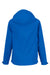 Core 365 CE712W Womens Barrier Packable Full Zip Hooded Rain Jacket True Royal Blue Flat Back