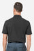 Devon & Jones DG101 Mens Crownlux Performance Geo Short Sleeve Polo Shirt Black/Graphite Grey Model Back