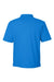 Devon & Jones DG101 Mens Crownlux Performance Geo Short Sleeve Polo Shirt French Blue Flat Back