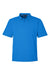Devon & Jones DG101 Mens Crownlux Performance Geo Short Sleeve Polo Shirt French Blue Flat Front