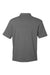 Devon & Jones DG101 Mens Crownlux Performance Geo Short Sleeve Polo Shirt Graphite Grey/Silver Grey Flat Back