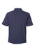 Devon & Jones DG101 Mens Crownlux Performance Geo Short Sleeve Polo Shirt Navy Blue/French Blue Flat Back