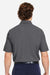 Devon & Jones DG110 Mens CrownLux Performance Windsor Welded Short Sleeve Polo Shirt Graphite Grey Model Back